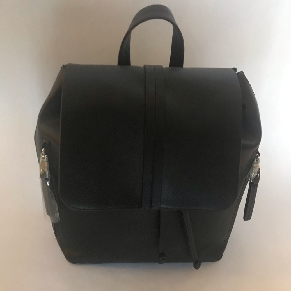 Zara black drawstring bag